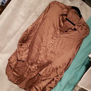 Bronze Silk shirt
